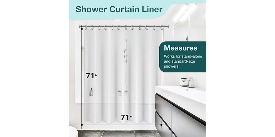 Generic Shower Curtain Liner - Clear Shower Cu
