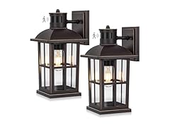 VerRon 13" Motion Sensor Outdoor Light Brown
