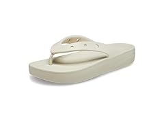 Crocs Classic Platform Women's Flip Bone