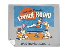 Greetings from Our Living Room Blanket