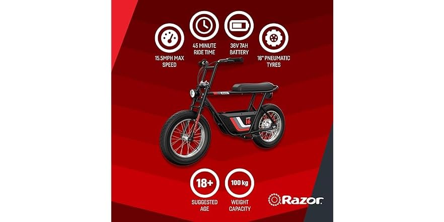 Custom Razor Rambler Build Razor Rambler 16 36V Electric Minibike