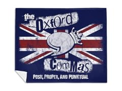 The Oxford Commas Mink Fleece Blanket