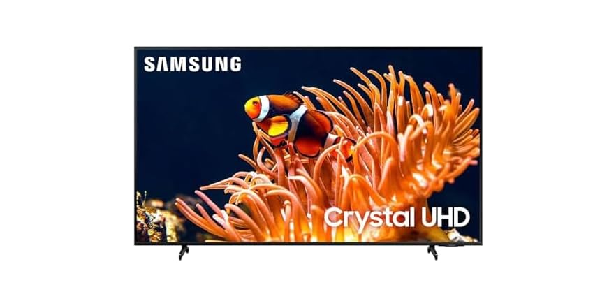 Samsung 4K Crystal UHD DU8000 HDR Smart TV (2024) (Factory Reconditioned)