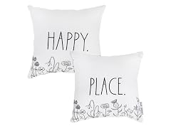Rae Dunn Decorative Throw Pillows 2-Pack