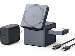 Anker 15W 3-in-1 MagSafe Wireless Charging Cube