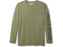 Field & Stream Men (XL) Roll Cast Long Tee Olive
