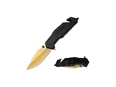 Tac-Force Pocket Knife 8.85" Gold Blade