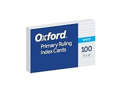 Oxford Oxford Primary Ruled Index Cards, 5 x 8