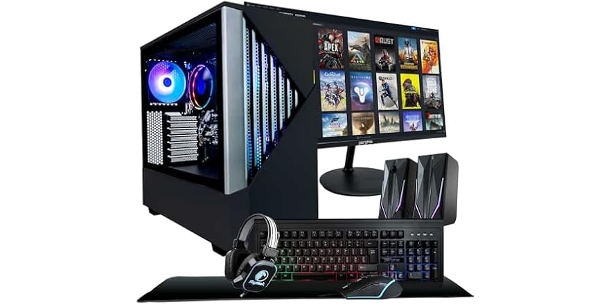Periphio Reaper Gaming PC Computer - Complete Battlestation Bundle ...