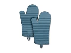 KitchenAid Ribbed Soft Silicone Oven Mitt Set Agave