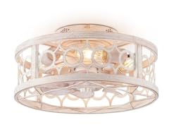 HINNIXY 16 in. Indoor White Gold Ceiling Fan