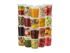 Plastic Deli Containers with Lids 32 oz (Pack of 24)