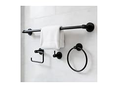 HIGHCRAFT 4-Piece Bathroom Accessory Set