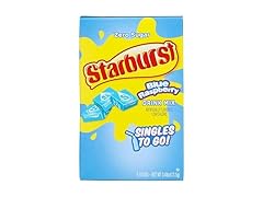 6CT Starburst Singles to Go Blue Raspberry Drink Mix