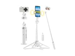 ACKIMA 53in Selfie Stick Tripod Light