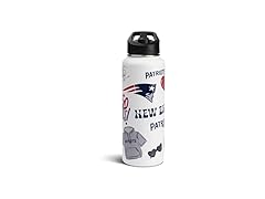 PATRIOTS Spirit Water Bottle (34oz)
