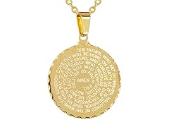 18k Gold Plated Religious Pendant