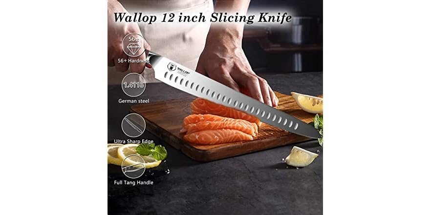 WALLOP Pro Slicing Carving Knife - 12 inch