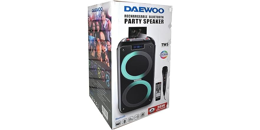 Haut-parleurs bluetooth portables Daewoo DW3008 15 W main image 0