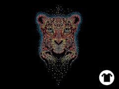 Dot Matrix Leopard