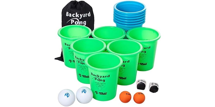 Rally Roar Jumbo Premium Beer Pong Set