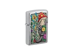 Zippo Outdoor Lighter, Freaky Nature Brushed Chrome