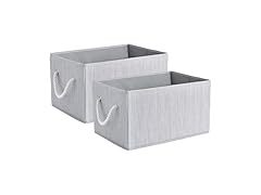 Sukkiri Collapsible Storage Bin 2-Pack, Gray