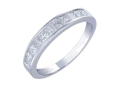 1 CT Diamond Wedding Band 14K Gold