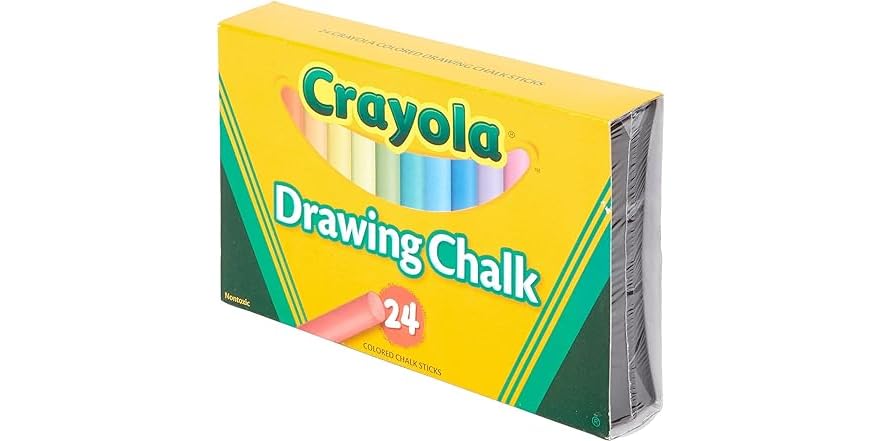 Crayola Drawing Chalk, 24ct