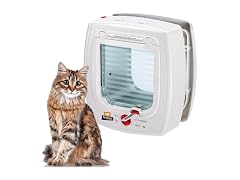 Ferplast Swing Cat Flap with Microchip, Whit
