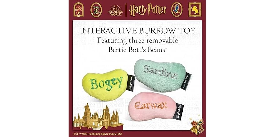 Harry Potter Dog Toy – Bertie Botts Burrow Plush for Pets - Image 3