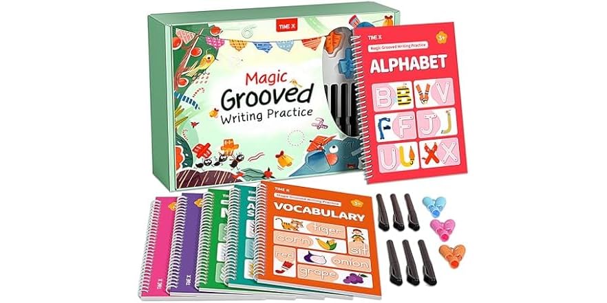Timetome Magic Grooved Writing Practice Books