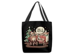 "This is Festive" Large Tote Bag