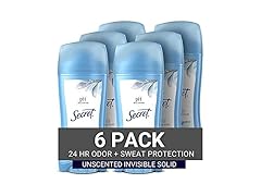 Secret Original Unscented 2.6oz 6pk