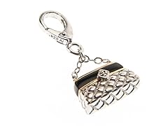 14Kt Gold, SS, Onyx Hand Bag Charm