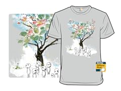 Kodamas a la Hokusai