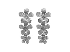 ZZFENGKR Bohemian Flower Earrings for Women 18K G