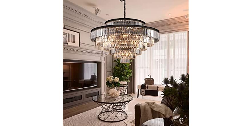 GMlixin Large Crystal Chandelier