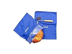 Linen Reusable Bread Bag Set - 2 Bags