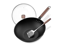 Carbon Steel Wok W/Cover 