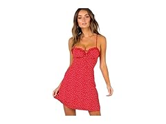 Princess Polly Love Birds Ruffle Mini Dress