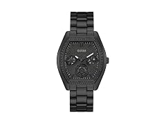 Guess Men's 40.7mm Watch - Black Stainless Steel