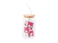 Silver Buffalo Sanrio My Melody, Glass Tumbler, 16oz