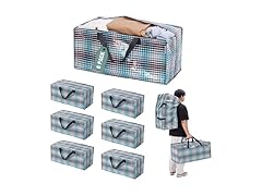 WORKPRO 6 Pack Extra Large Moving Bags w/ Zippers