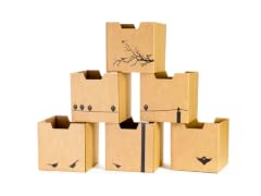 Cardboard Cubby Bins 6 Pack
