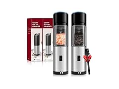 Gravity Electric Salt and Pepper Grinder Set