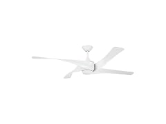 Craftmade Venn 58 in. White Finish Dual Mount