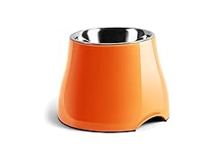 Fluffydream Elevated Dog Bowl Sz L, Orange