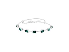 Alex And Ani May Birthstone Emerald Cut Bangle