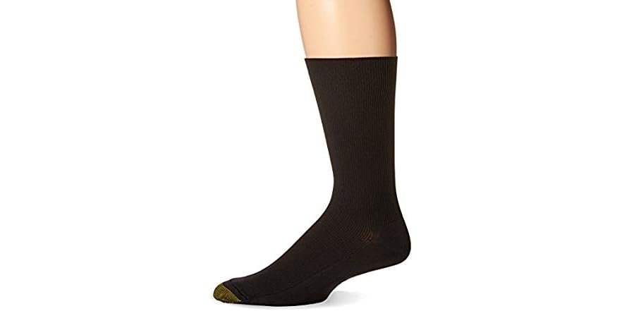 Gold Toe Calzini Uomo Metropolitan In Cotone, 3 Paia, Controllo Umidità, Taglia 39-46 - 3